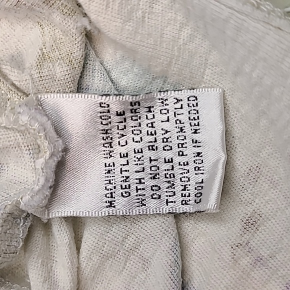 REBECCA MALONE Short Sleeve Floral Print Blouse - Size Large - Picture 6 of 8